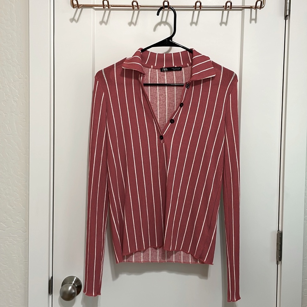 Zara Long sleeve blouse